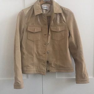 Gabi Tan Patent Jacket